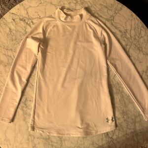 Under Armour Kids Long Sleeve Shirt - white